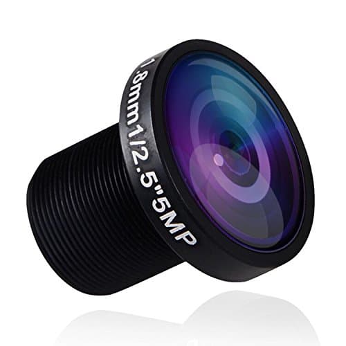 FALCORC FOXEER FPV Camera Lens, 140° Wide Angle 1.8mm Camera DV Lens Replacement 5MP Lens for Arrow/Monster/Predator/Falkor Camera(IR Sensitive)