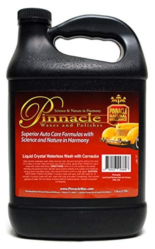 Pinnacle Natural Brilliance PIN-702 Liquid Crystal Waterless Wash with Carnauba, 128 fl. oz.