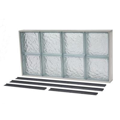 NailUp2 Ice Pattern Solid Glass Block Window