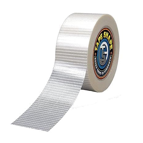4AllFilament Reinforced Packaging Tape for Parcels Heavy Duty Double Sided Sealing Strip Fibreglass Tape for Packing Boxes (1 Roll, 75mmx50m)