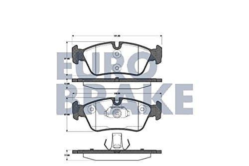 EUROBRAKE 5502221525 Brake Pads