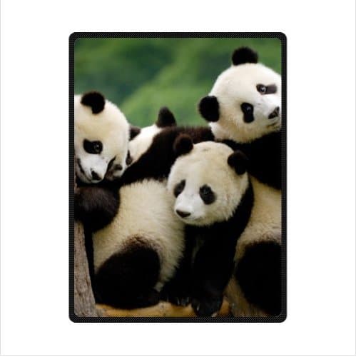 Personalized Panda Bear Fleece Blankets 58 x 80 inches (Large)