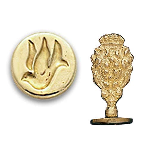 Brass Wax Seal Stamp - Dove 859H