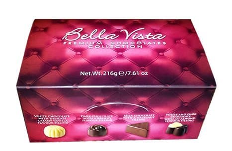 Bella Vista Kosher Premium Chocolate Truffles Quilted Gift Boxes 7.6-ounce Box (1 Pack)