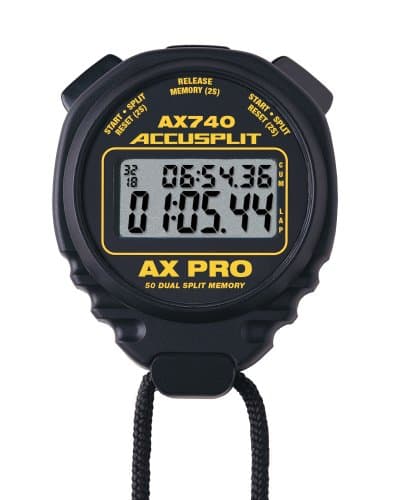 ACCUSPLIT AX740 PRO MEMORY (50) DUAL LINE STOPWATCH
