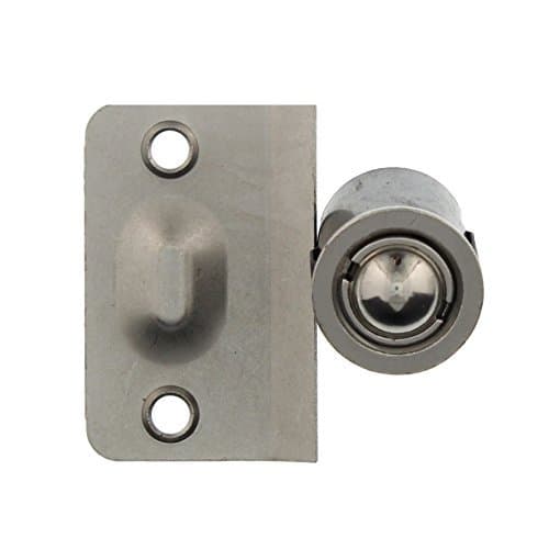 Closet Door Ball Catch Drive-in with Catch (Strike Plate), Ball Catch Satin Nickel, Durable Closet Door Catch.