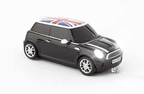 BMW Mini Cooper S Car Wired Computer Mouse - Black