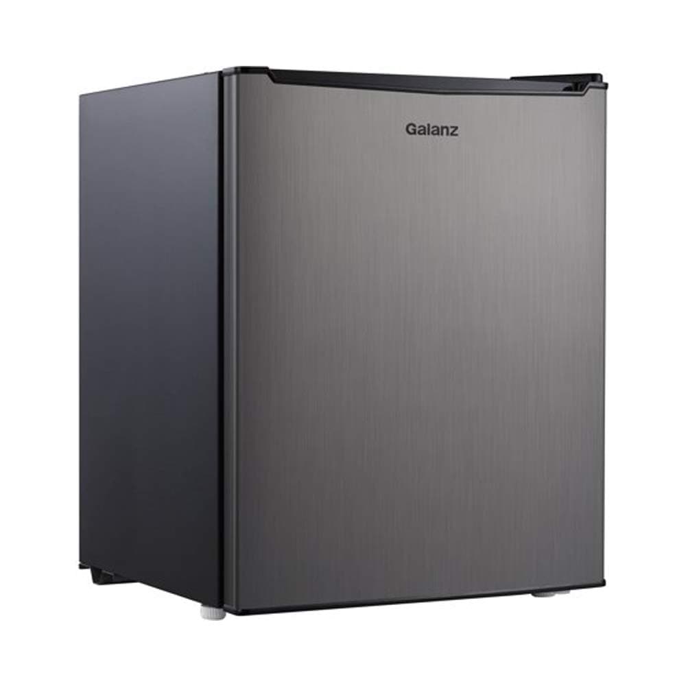 Galanz - 2.7 Cubic Feet Compact Dorm Refrigerator, Stainless Steel LooK - iii