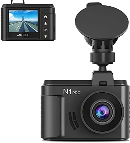 Vantrue N1 Pro Mini Dash Cam Full HD 1920X1080P Car Camera 1.5" LCD Dash Camera Car Video Recorder with Sony Sensor, Super Night Vision, Parking Mode, G-Sensor & Collison Detection, Support 256GB Max