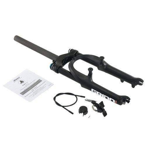 SPINNER Grind 20 Inches Suspension Fork 50 mm 1 1/8Inches Remote Lockout, Matte Black, ST1651