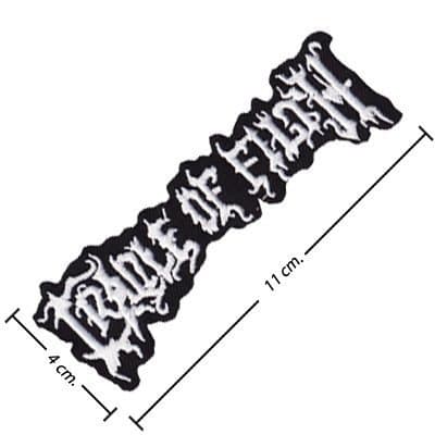 3pcs Cradle of Filth Music Band Logo I Embroidered Iron on Patches