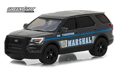 Greenlight 42830-E Hot Pursuit Series 26 2016 Ford Interceptor Utility Tombstone Arizona Marshal 1:64 Scale