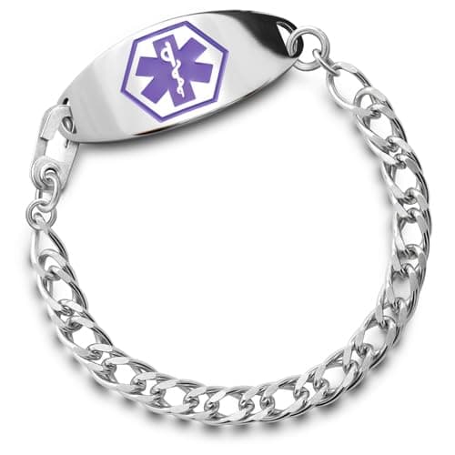 Alzheimer's Unremovable Medical Bracelet Set Allegro Precisione 50995