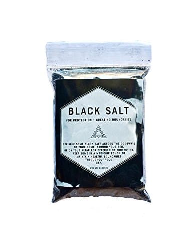 Black Salt | Ritual Salt for Protection, Grounding, Creating Healthy Boundaries, Cleansing | Smudge + Spell Salt