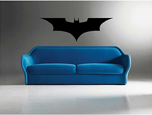 Batman Dark Knight Logo Room Removable Vinyl Wall Art Decal Sticker 66" Wide - Silhouettes Society