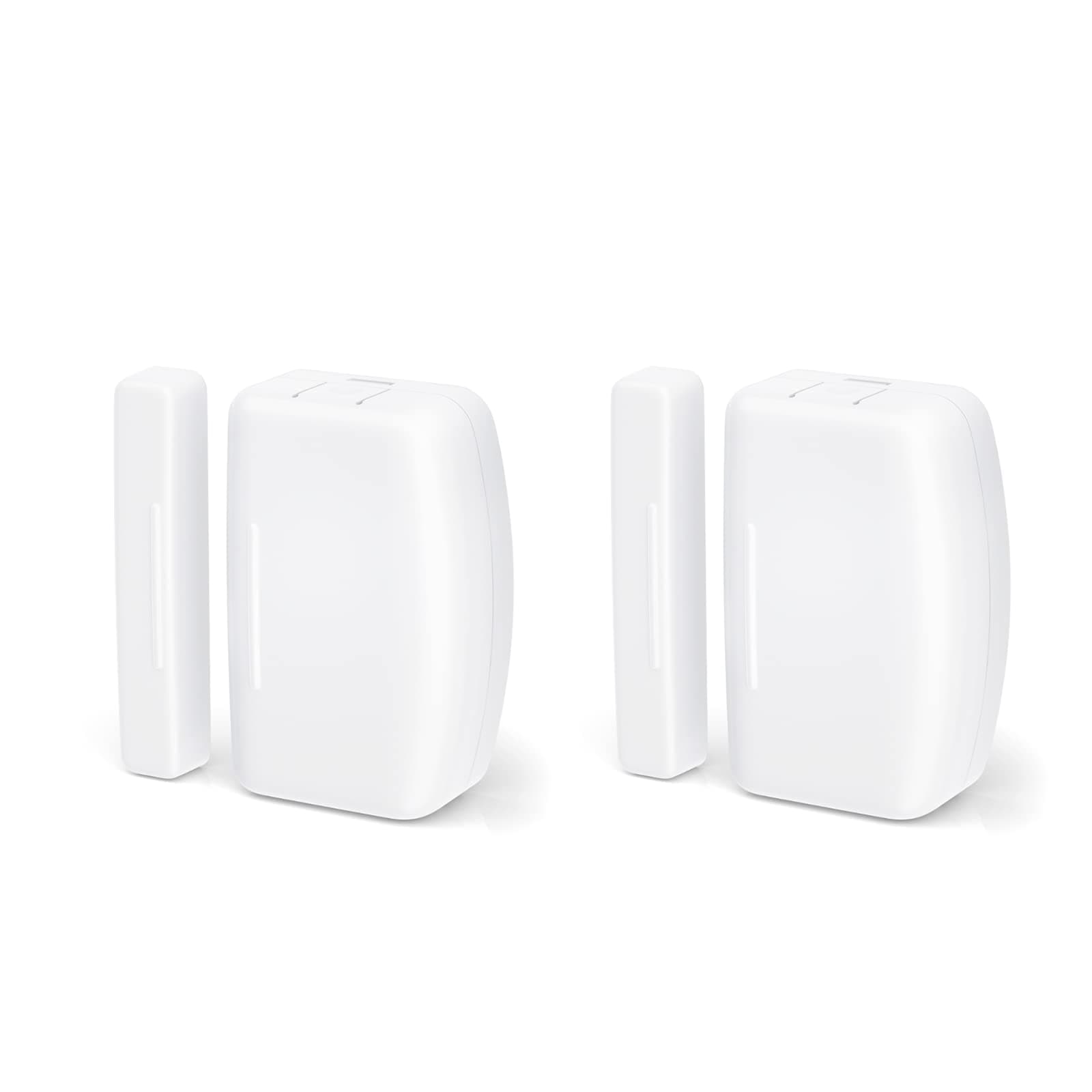 Zigbee Contact Sensor 2 Pack, Door and Window Sensor for Home Security and Smart Home Automation, Works with Build-in Zigbee Hub,hub Required.