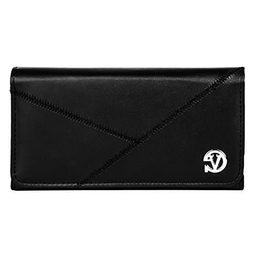 BLU C5L, Studio X8 HD, Grand M2, Vivo XL, Studio G4, Smartphones up to 6 inch Wallet Belt Clip Cell Phone Case