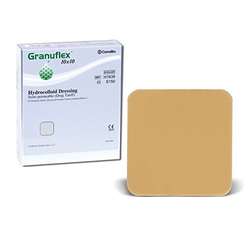 Granuflex Hydrocolloid Semi Permeable Dressings | Skin Wound & Burns Treatment
