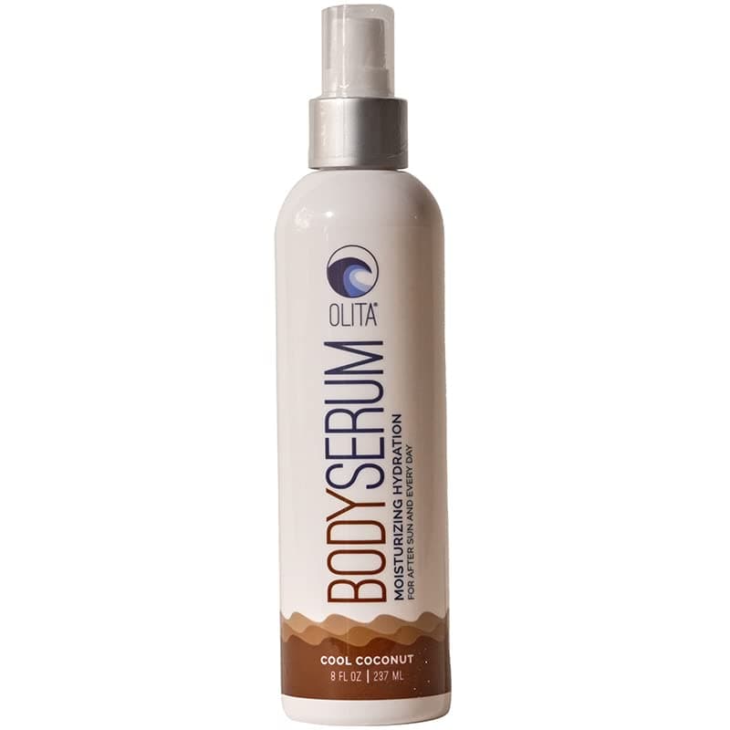 Olita AfterSun Body Serum - Cool Coconut Fragrance - 8 oz - Hydrating Body Oil with Aloe Vera - All-Natural with Vitamin E - Cooling Sunburn Relief