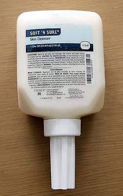 Steris Soft 'n Sure Skin Cleanser liquid soap 1119-87 1 liter