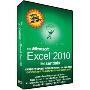 Total Training Microsoft Excel 2010: Essentials. TT FOR MS EXCEL 2010 ESSENTIALS DVD SS-TR. 432 Minute