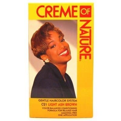 Creme of Nature Gentle Haircolor System Light Ash Brown C21 1 application