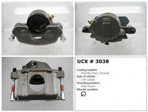 Undercar Express 10-3038S Front Brake Caliper