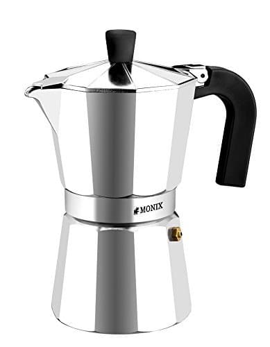 Braisogona Braisogona Monix Vitro Expres Non-Stick Coffee Maker, Aluminium, Silver, 6 Cups