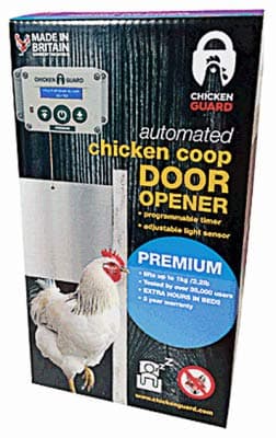 ChickenGuard Automatic Chicken Coop Door Openers, Timer/Light-Sensor (Premium)
