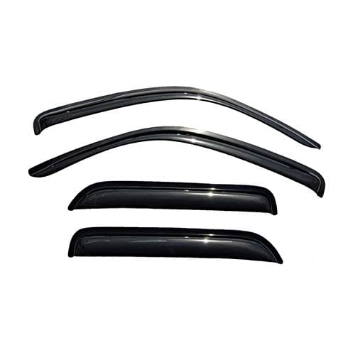 MGPRO 4pcs Smoke Deflector Sun/Rain Guard Vent Shade Window Visors For 2001-2012 Escape / 2008-2011 Mazda Tribute / 2005-2011 Mercury Mariner