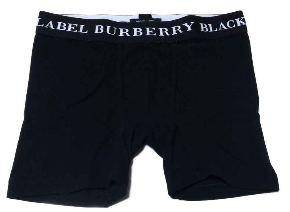 BURBERRY Black Label Boxer Brief Black Men's Underwear M(30in-33in)