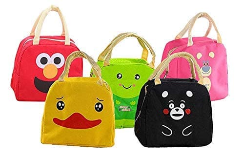 Shuangyou Kids , Women's and Men's Portable Insulated Oxford Thermal Food Picnic Cooler Lunch Bag , Colour May Vary