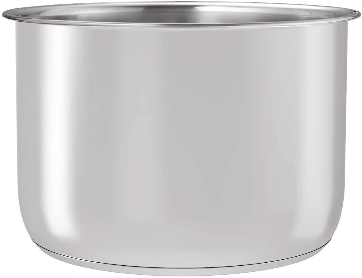 Stainless Steel Inner Pot Compatible with Ninja Foodi 8 Quart Accessories Replacement Insert Liner