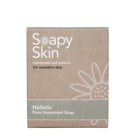 Soapy Skin Pure Unscented Soap - Natural Skincare for Sensitive Skin - 100g bar