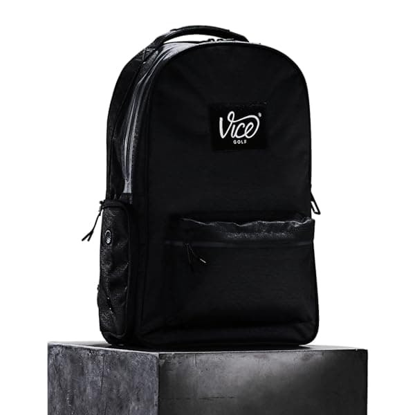 VICE Golf Cache Backpack, Black