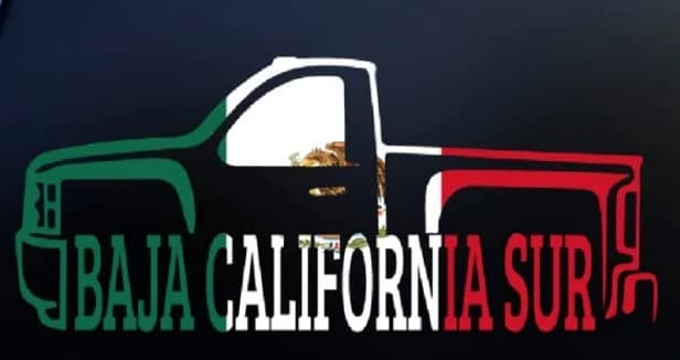 Edward MexicoSticker Baja California Sur BCS Decal Mexico State Truck Letters Car Truck Window Laptop Map Vinyl Bumper Estado Wall (Baja California Sur)