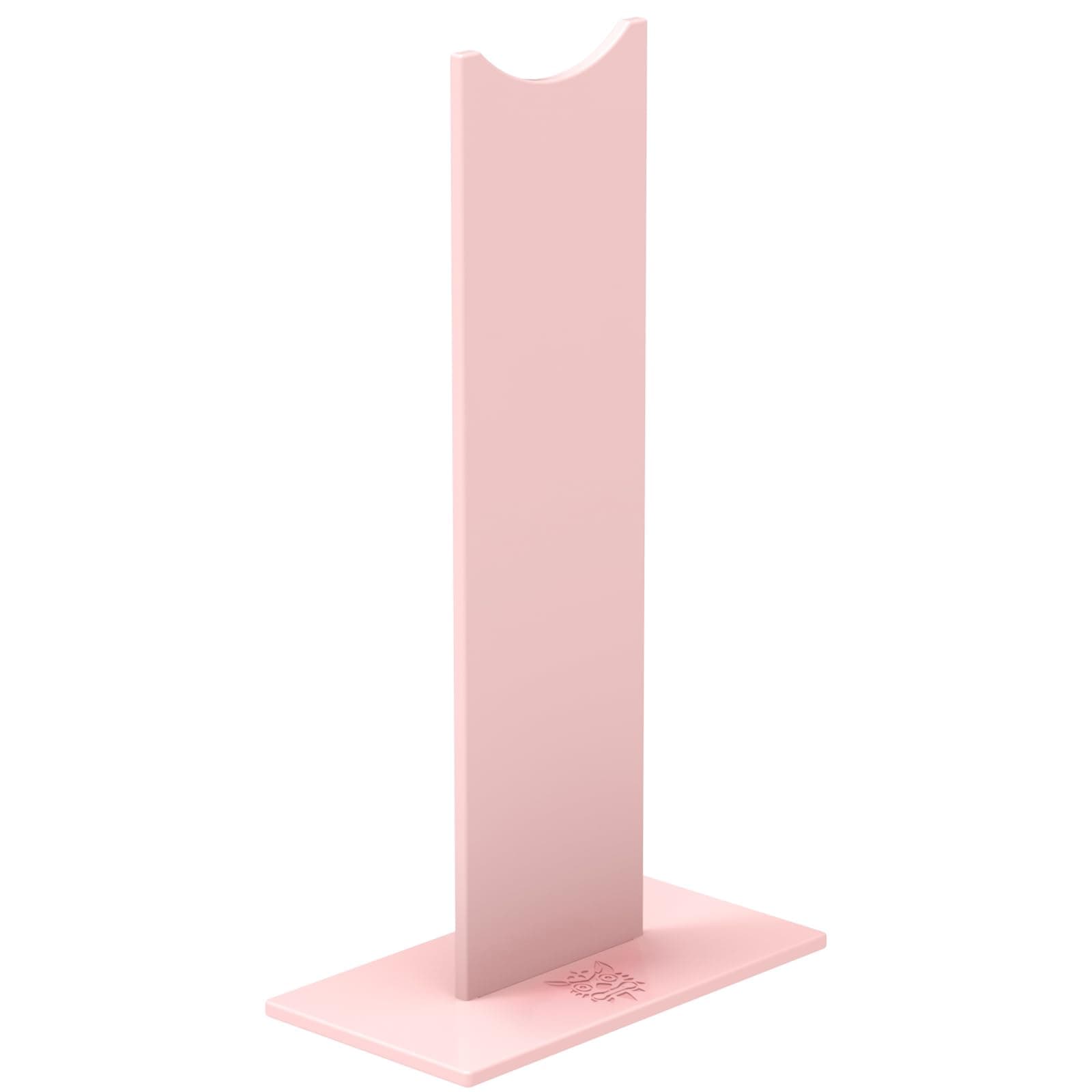 Gaming Headphones Stand Cat Ears Headset Holder, Wireless Earphone Stand with Anti-Slip ABS Base, Compatible with All Over-Ear Headphone Sizes, Portability and Easy Installation, Pink