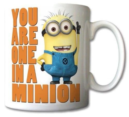 DESPICABLE ME MINION MUG ONE IN A MINION MUG