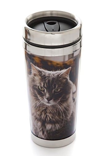Country Matters Trio of Cats Thermal Insulated Travel Mug