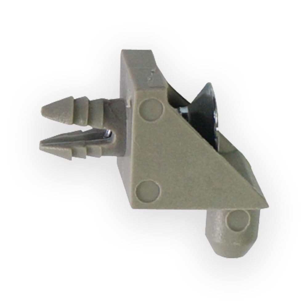 Replacement Shelf Support Suitable for IKEA PAX BILLY KOMPLEMENT Compatible with Bracket Wardrobe Holder Shelves (Grey, Pack of 1)