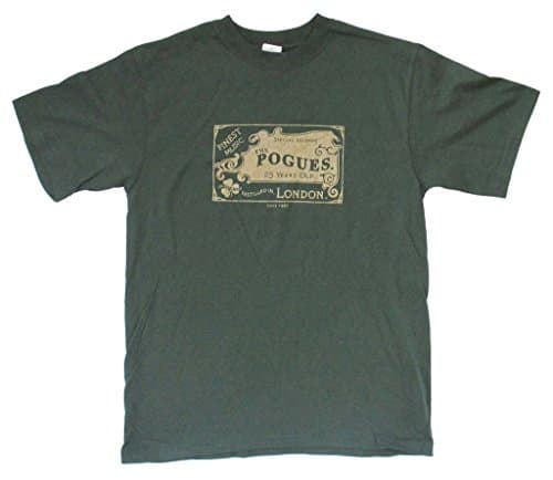 The Pogues USA Tour March 2008 Green T Shirt (M) Apparel