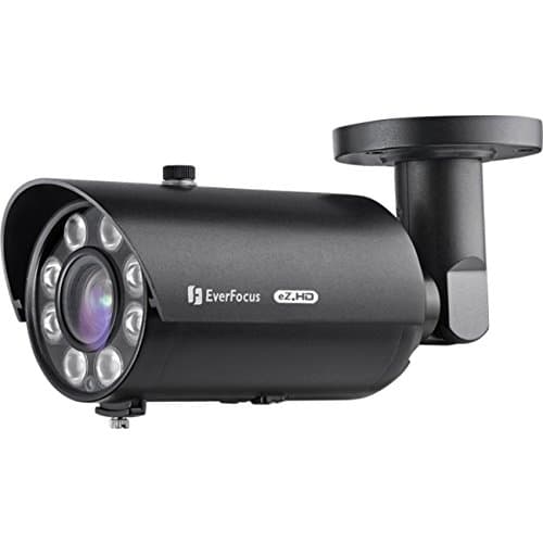 Everfocus EZ950FB IR Bullet Surveillance Camera, 2.24 MP Lens, Cmos 1080P, True Day/Night, White