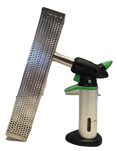 SmokinCube Patent Pending Stainless Wood Pellet Smoker Tube and Top Quality Butane Torch Lighter Bundle/Gift Set for Barbecue .