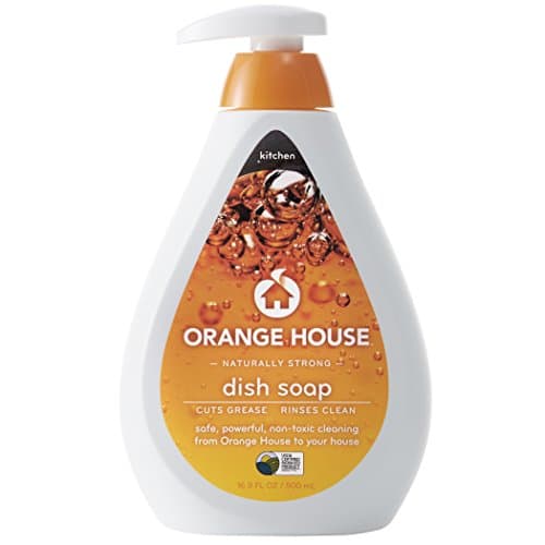 Orange House Dish Soap, Non-Toxic and Naturally Powerful, 16.9 fl. oz.