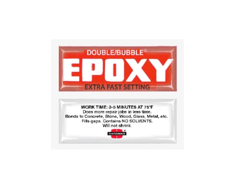 Tools & More Hardman Double Bubble Red Extra Fast Setting Epoxy (3-5 Minute) - 10 Packs (#04001) Model: 4001