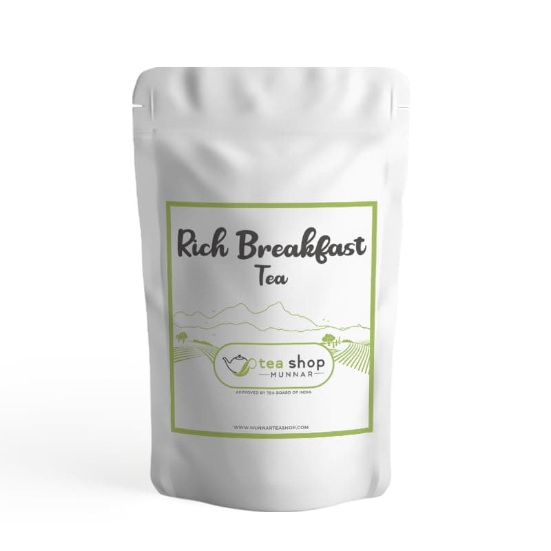 Rich Breakfast Tea from Munnar, Kerala – Fresh & Aromatic – Best for Milk Tea – Authentic Indian Chai – Direct Factory Source – 250 Grams