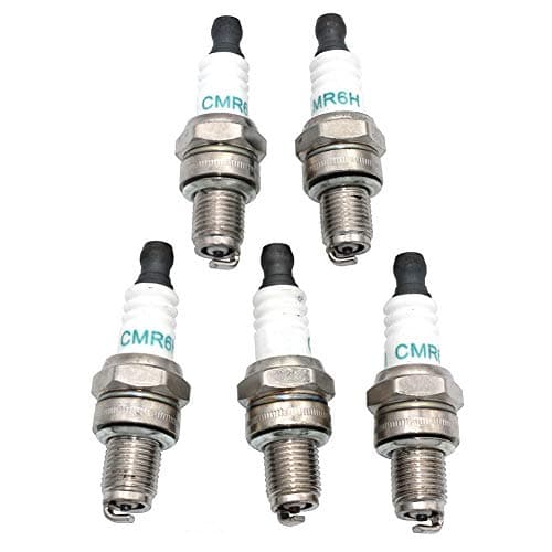 5 Pack CMR6H Standard Spark Plugs Stihl MS171 MS181 MS211 MS192C MS193T MS201T MS201TC MS201 MS201C MS251 FS 90 FS 110 FS 130 BR 550 BR 600 BR 500 BG86 FS56 FS56C FS56RC FS70C FS70R FS70RC