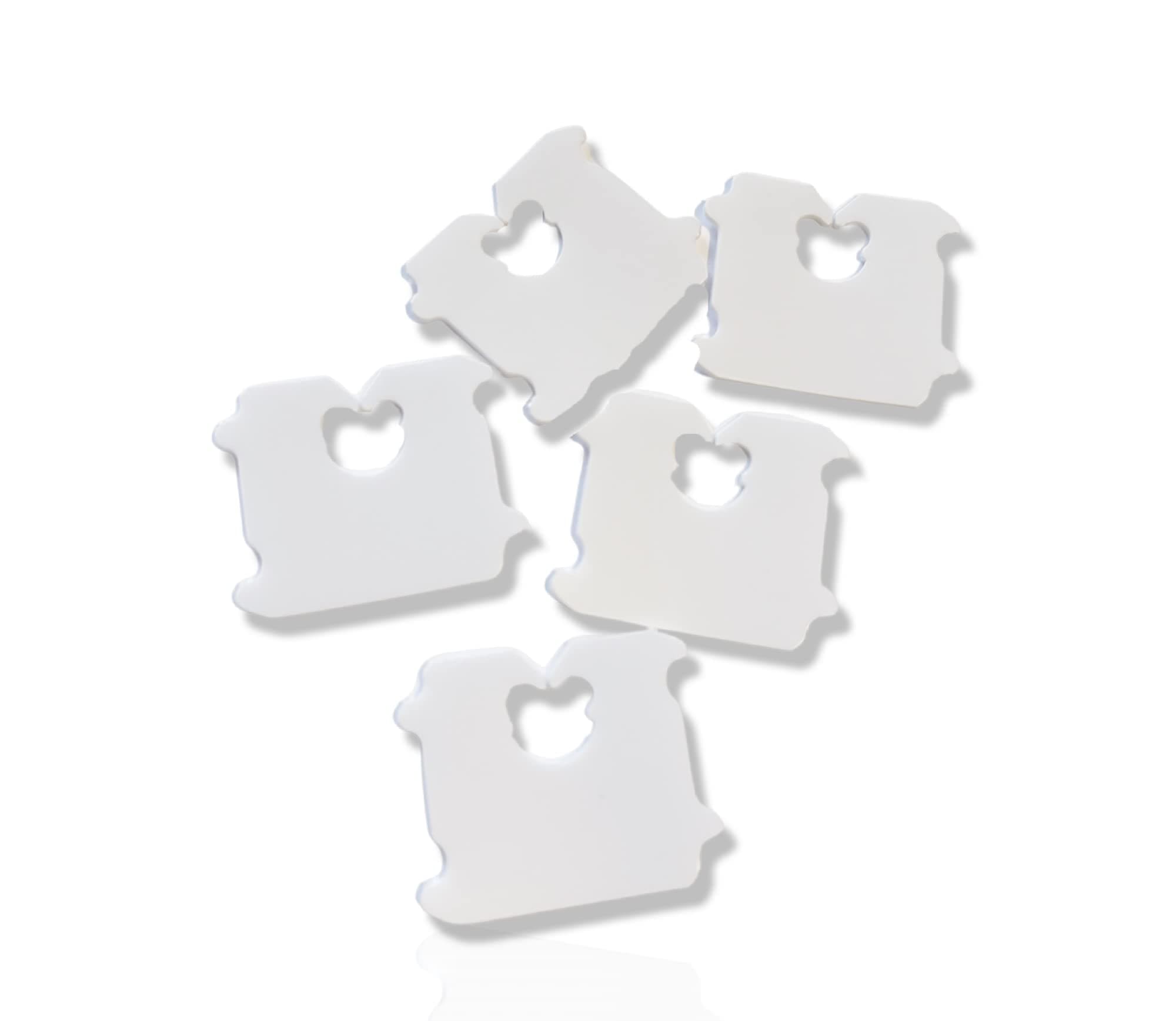 Bread Bag Clips, Locks, Tags & Enclosures, White, 25 Count