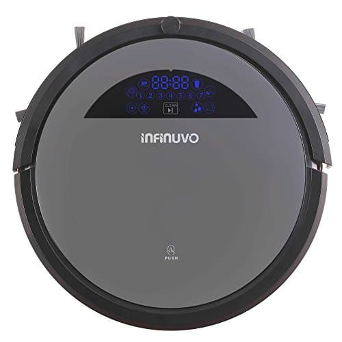 Infinuvo Hovo 700 Robotic Vacuum Cleaner with UV Sterilizing Light, HEPA Filter, Charging Base, Scheduler and Remote Control