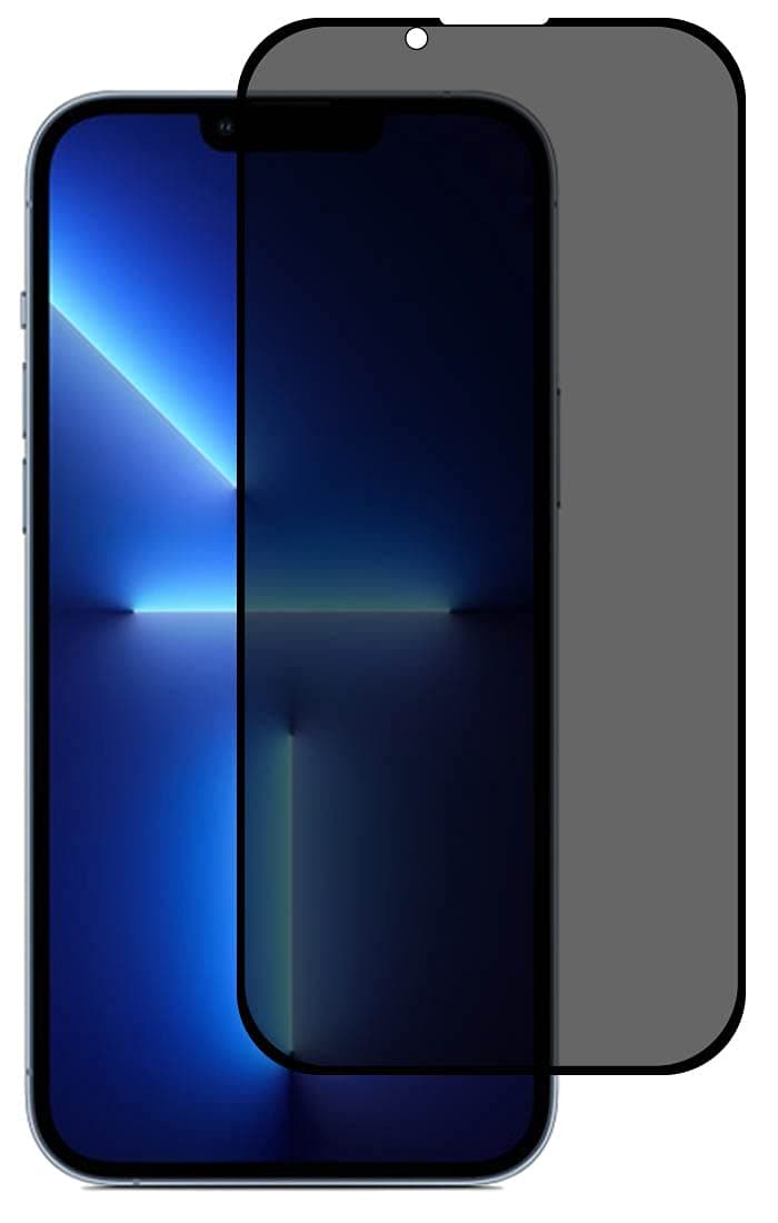 Al-HuTrusHi Screen protector compatible with iPhone 13 Pro Max privacy tempered glass [privacy protection, 9H hardness, scratch-resistant], anti-spy screen protector for iPhone 13 Pro Max